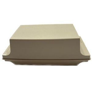 Vintage Tupperware Butter Dish Almond Tray Made in Canada Butter Dish